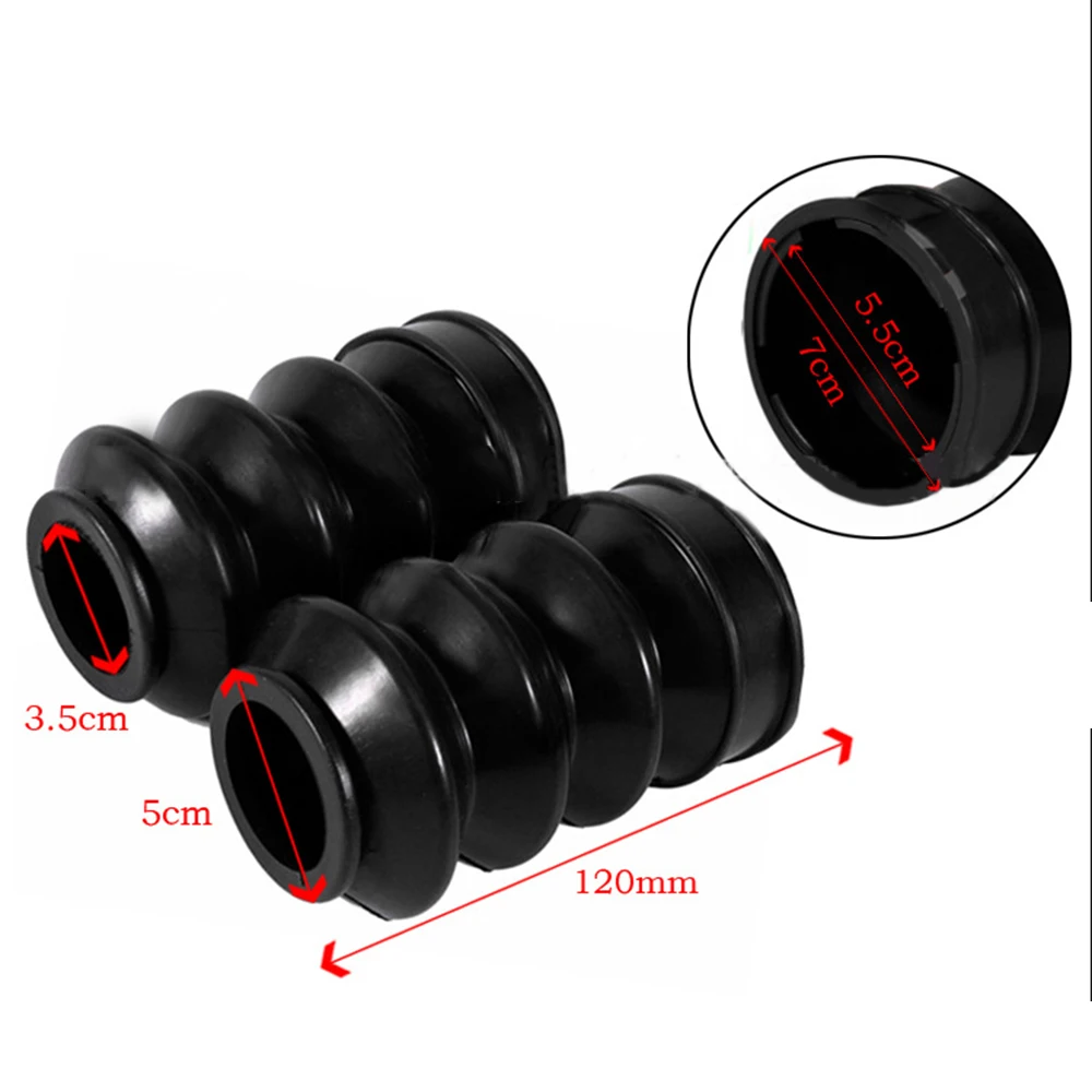 120mm Fork dust covers 2pcs Fit for Harley XL883 XL1200 Gaiters Not easy to be dust Rubber Brand New High Quality
120mm Fork dust covers 2pcs Fit for Harley XL883 XL1200 Gaiters Not easy to be dust Rubber Brand New High Quality