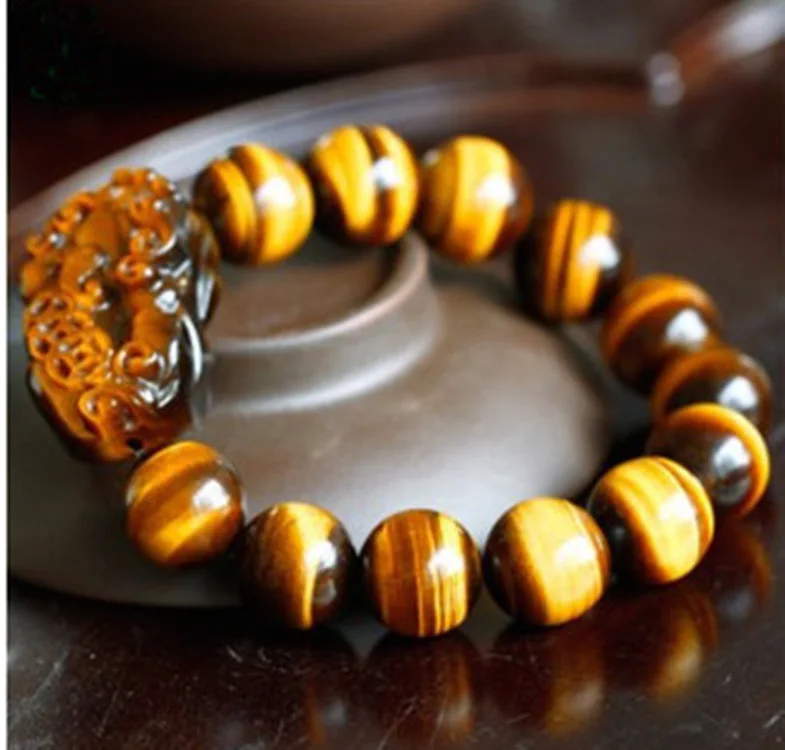 Genuine Natural Tiger's Eye Crystal Pixiu Bracelet Pulsera Fengshui Men Women Healing Stone Wealth Brave Troops Amulet Bracelets
Genuine Natural Tiger's Eye Crystal Pixiu Bracelet Pulsera Fengshui Men Women Healing Stone Wealth Brave Troops Amulet Bracelets