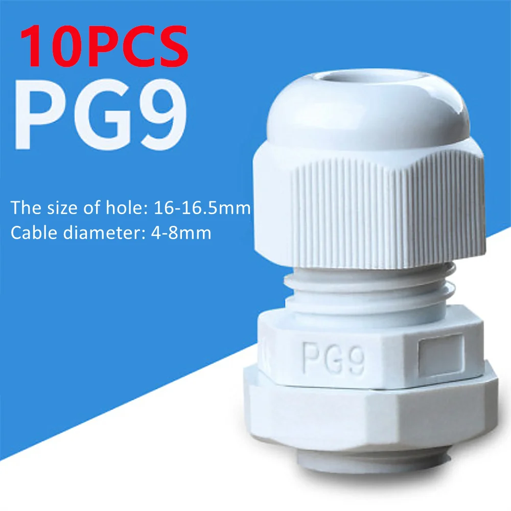 Нейлоновые кабельные вводы PG 7 9 11 13.5 16 19 IP68
Нейлоновые кабельные вводы PG 7 9 11 13.5 16 19 IP68