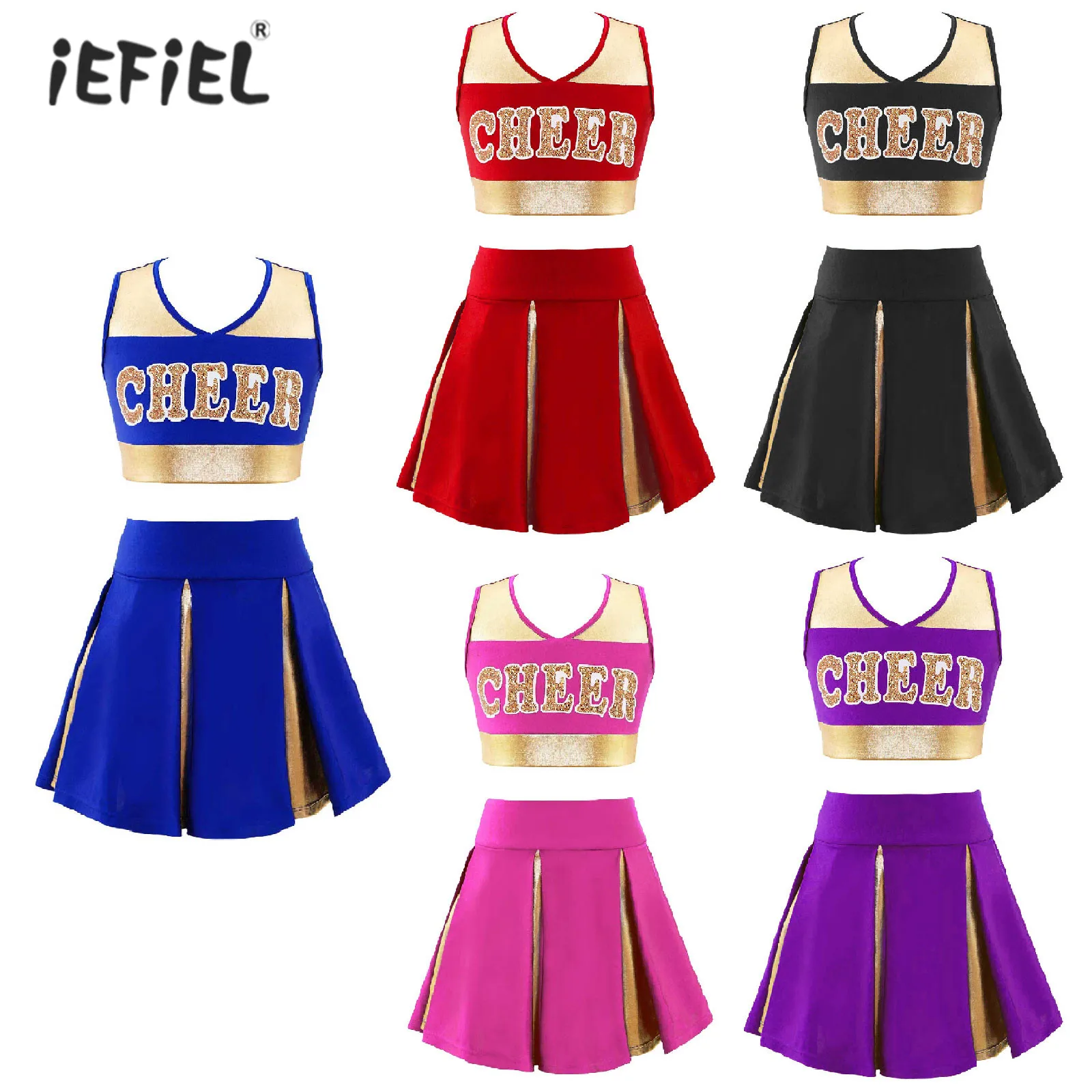 Детские костюмы для девочек, косплей-костюмы, стиль пэчворк, танцевальная фотография, короткий топ с буквенным принтом и плиссированная юбк... 
Детские костюмы для девочек, косплей-костюмы, стиль пэчворк, танцевальная фотография, короткий топ с буквенным принтом и плиссированная юбк...