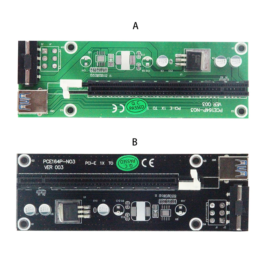 PCI-E Riser Board 1x to 16x Adapter Card PCI-E Graphic Card Riser Card with 4pin Power Socket Black 30cm
PCI-E Riser Board 1x to 16x Adapter Card PCI-E Graphic Card Riser Card with 4pin Power Socket Black 30cm