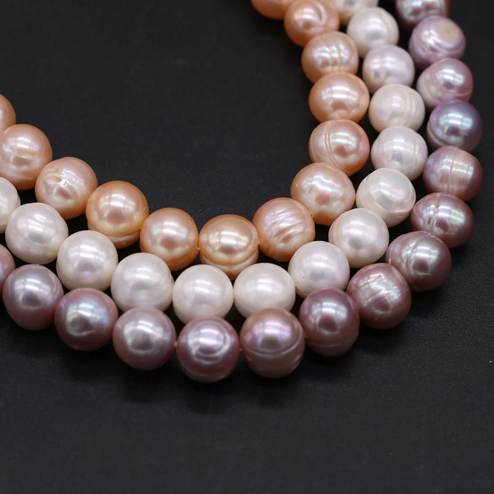 10-11mm Natural Freshwater Pearl Beads Purple White Pearl Loose Spacer Beads For Jewelry Making DIY Necklace Bracelet Accessory
10-11mm Natural Freshwater Pearl Beads Purple White Pearl Loose Spacer Beads For Jewelry Making DIY Necklace Bracelet Accessory