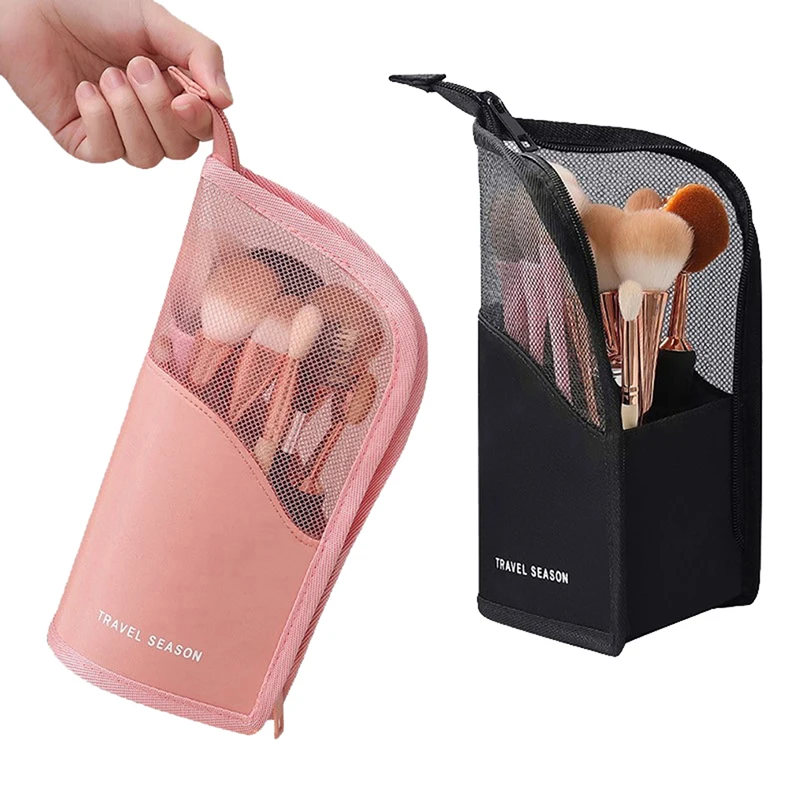 Waterproof Women's Cosmetic Bag Transparent Makeup Brushes Storage Holder Travel Portable Makeup Tools Accessories
Waterproof Women's Cosmetic Bag Transparent Makeup Brushes Storage Holder Travel Portable Makeup Tools Accessories