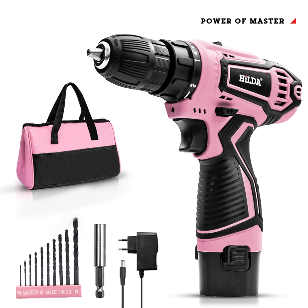 12V Cordless Lithium-ion Drill Driver Set House Repairing Tool With 12Inch Storage Bag Home Maintenance Tool Kit 14pcs
12V Cordless Lithium-ion Drill Driver Set House Repairing Tool With 12Inch Storage Bag Home Maintenance Tool Kit 14pcs