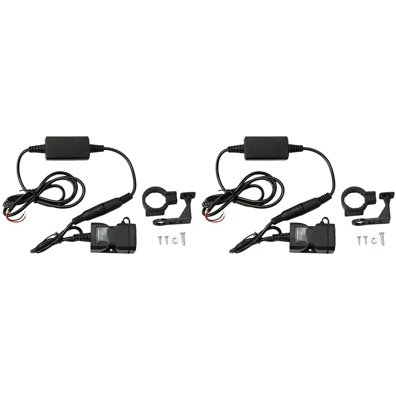 Motorcycle Car Charger Waterproof Motorcycle Handlebar 2 USB Charging Port Port Phone Charger Lighter Socket
Motorcycle Car Charger Waterproof Motorcycle Handlebar 2 USB Charging Port Port Phone Charger Lighter Socket