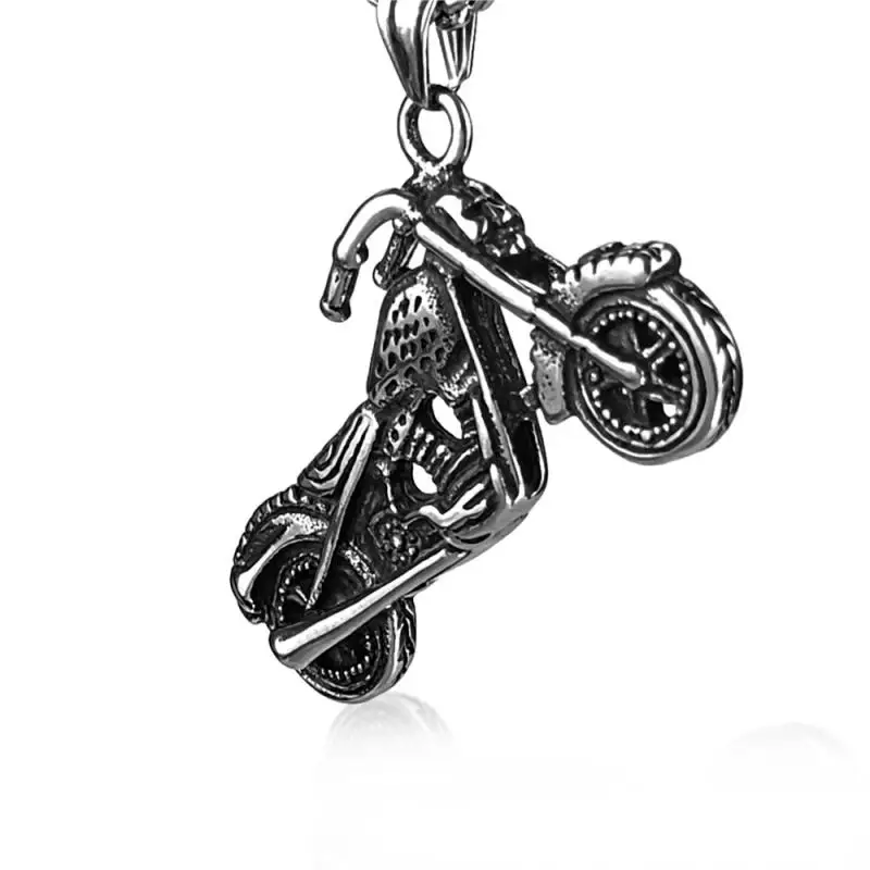 Punk Skull Motorcycle Stainless Steel Pendant Necklace for Men Retro Rock Biker Motorcycle Pendant Jewelry Gift Wholesale
Punk Skull Motorcycle Stainless Steel Pendant Necklace for Men Retro Rock Biker Motorcycle Pendant Jewelry Gift Wholesale