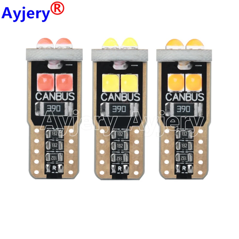 AYJERY 1000pcs 12V T10 Canbus 6 SMD 3030 Convext LED W5W Car Styling Auto Wedge Tail Side Bulb License Plate Lights White Blue
AYJERY 1000pcs 12V T10 Canbus 6 SMD 3030 Convext LED W5W Car Styling Auto Wedge Tail Side Bulb License Plate Lights White Blue