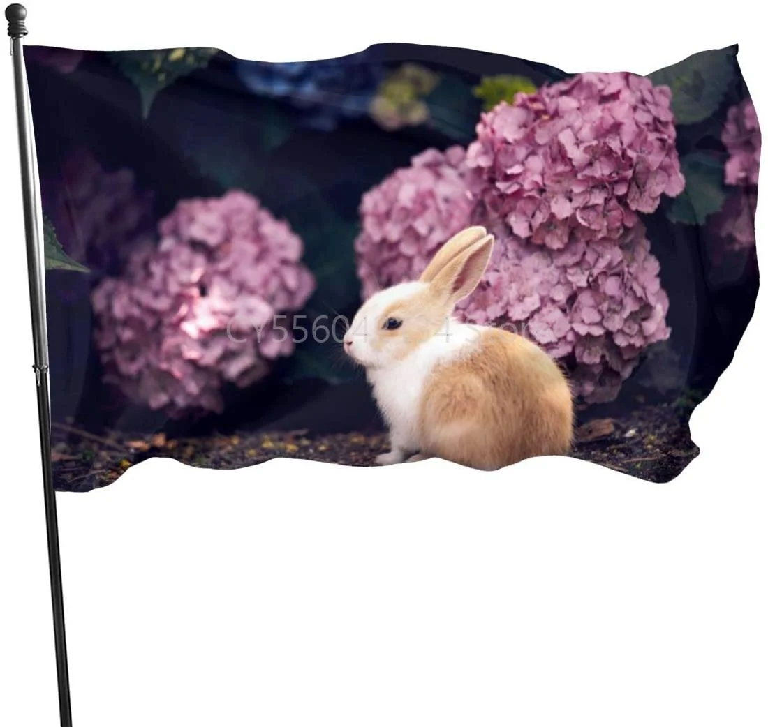Rabbit Hydrangea flag Home Decoration Outdoor Decor Polyester Banners and Flags 90x150cm 120x180cm
Rabbit Hydrangea flag Home Decoration Outdoor Decor Polyester Banners and Flags 90x150cm 120x180cm