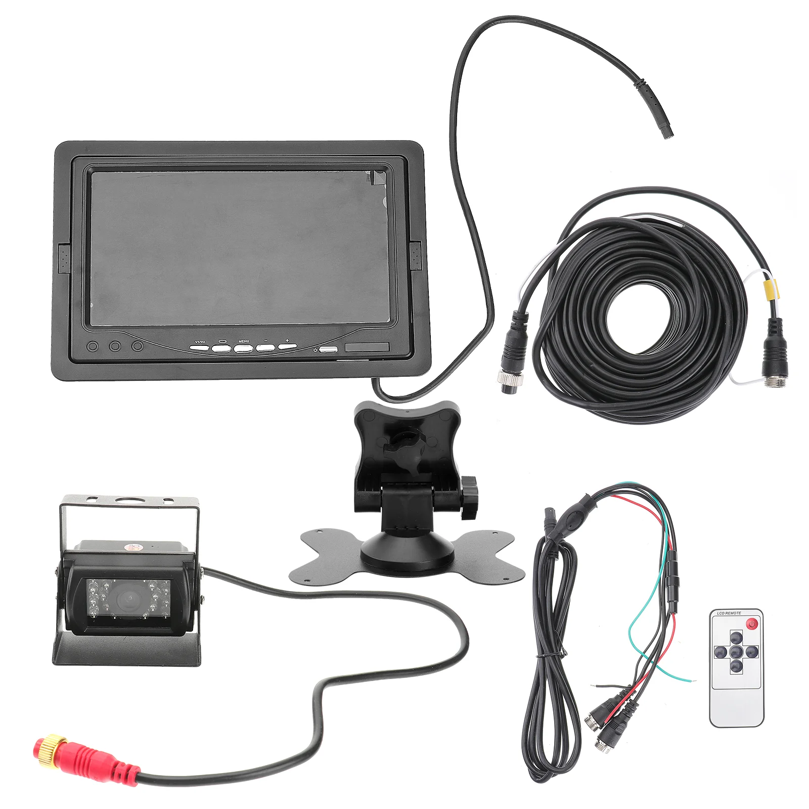 Car 7 Inch Backup Monitor Screen 12-24V Rear View Rearview Backing Parking Reverse TFT Color Monitor
Car 7 Inch Backup Monitor Screen 12-24V Rear View Rearview Backing Parking Reverse TFT Color Monitor