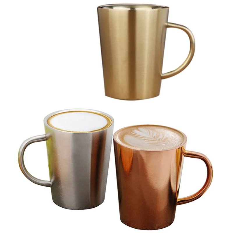 340 Ml Stainless Steel Copper Plated Coffee Cup Double Layers 304 High Temperature Resistance Milk Tea Mug
340 Ml Stainless Steel Copper Plated Coffee Cup Double Layers 304 High Temperature Resistance Milk Tea Mug