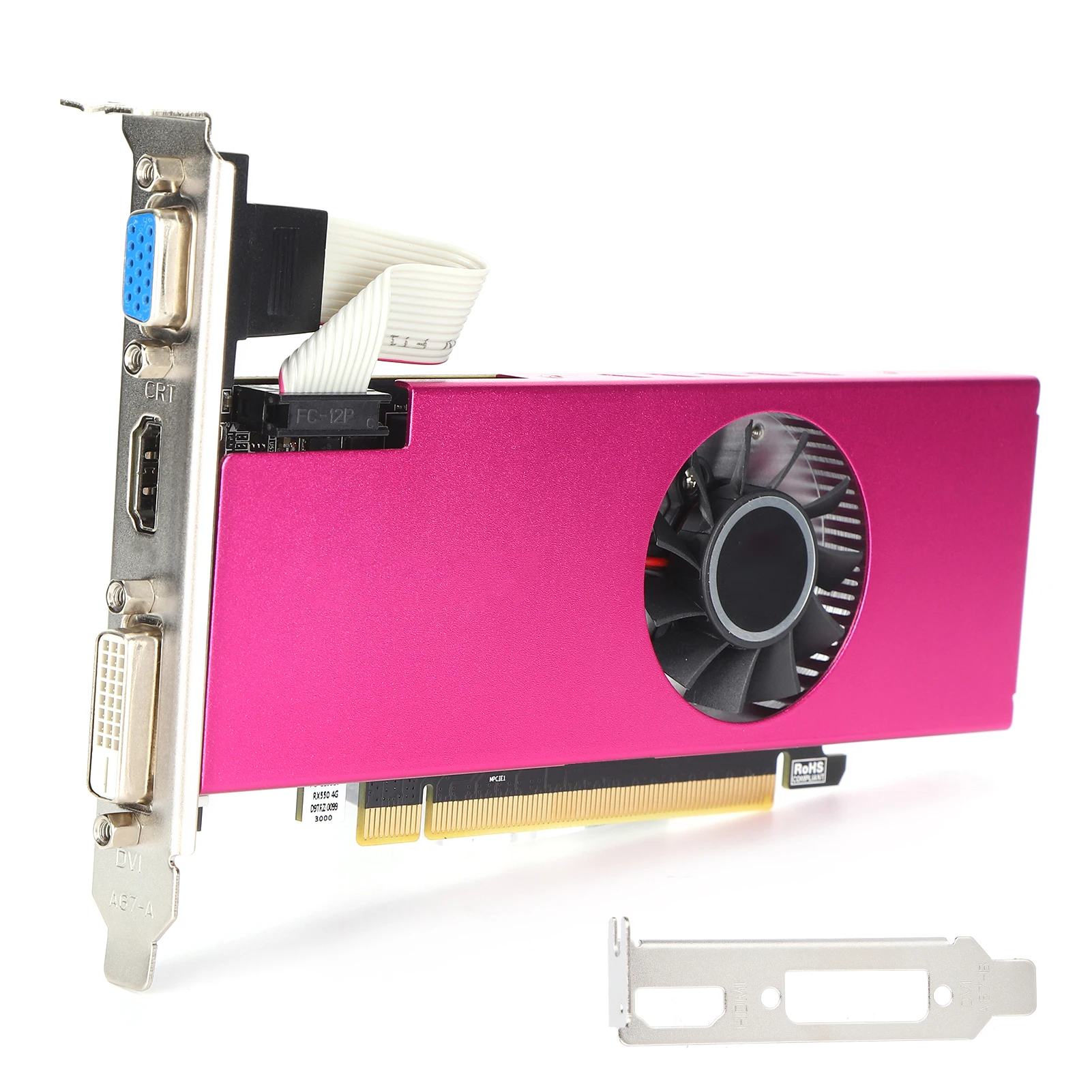 Yeston Graphics Card with Half‑Height Baffle Computer Accessories RX550‑4G D5 LP XL 128Bit
Yeston Graphics Card with Half‑Height Baffle Computer Accessories RX550‑4G D5 LP XL 128Bit