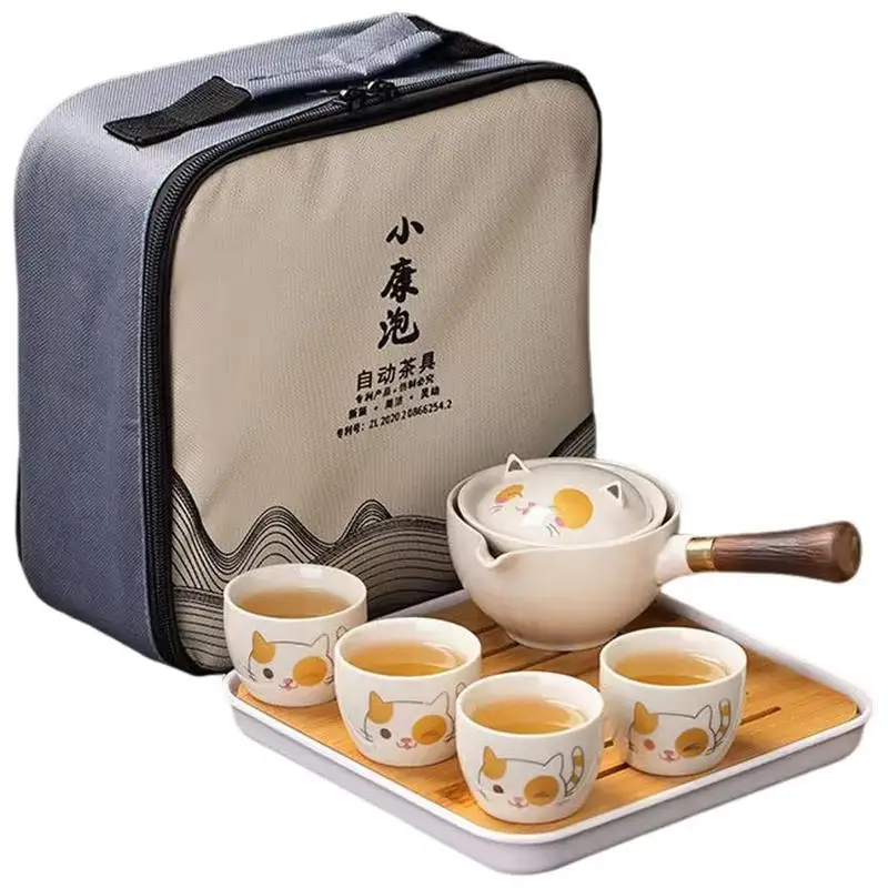 Chinese Kongfu Teapot High Quality Porcelain Tea Set Ceramic 360 Rotation Tea Maker And Infuser Sand Pot Infuser Tea Accessories 
Chinese Kongfu Teapot High Quality Porcelain Tea Set Ceramic 360 Rotation Tea Maker And Infuser Sand Pot Infuser Tea Accessories