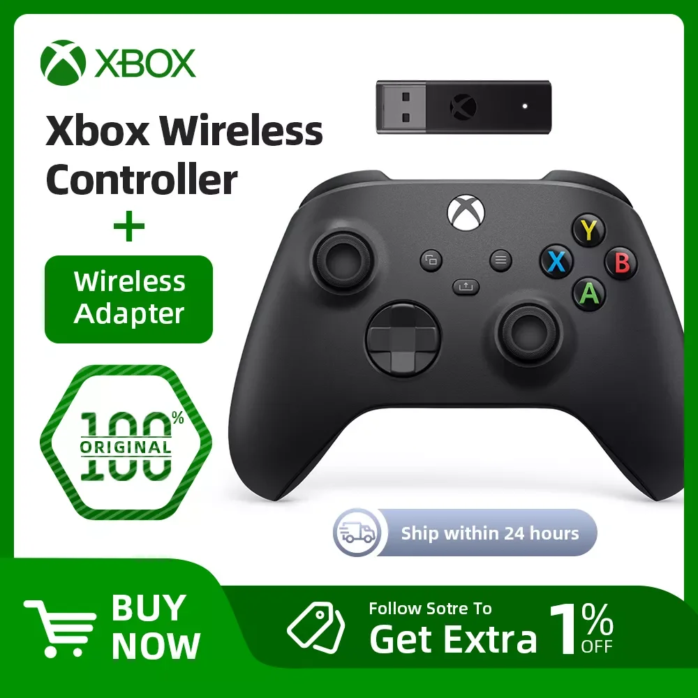NEW2023 Kontroler bezprzewodowy Xbox + Adapter bezprzewodowy dla Windows 10-seria Xbox S X XSS XSX
NEW2023 Kontroler bezprzewodowy Xbox + Adapter bezprzewodowy dla Windows 10-seria Xbox S X XSS XSX
