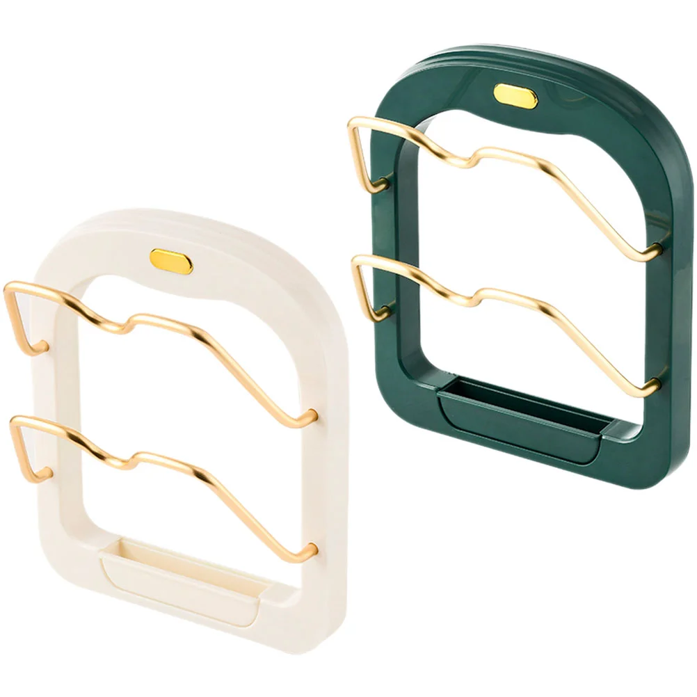2 Pcs Wall Mounted Pot Lid Rack Cooking Utensils Holder Organizer Cabinet Door Cover Pan Bracket Storage
2 Pcs Wall Mounted Pot Lid Rack Cooking Utensils Holder Organizer Cabinet Door Cover Pan Bracket Storage