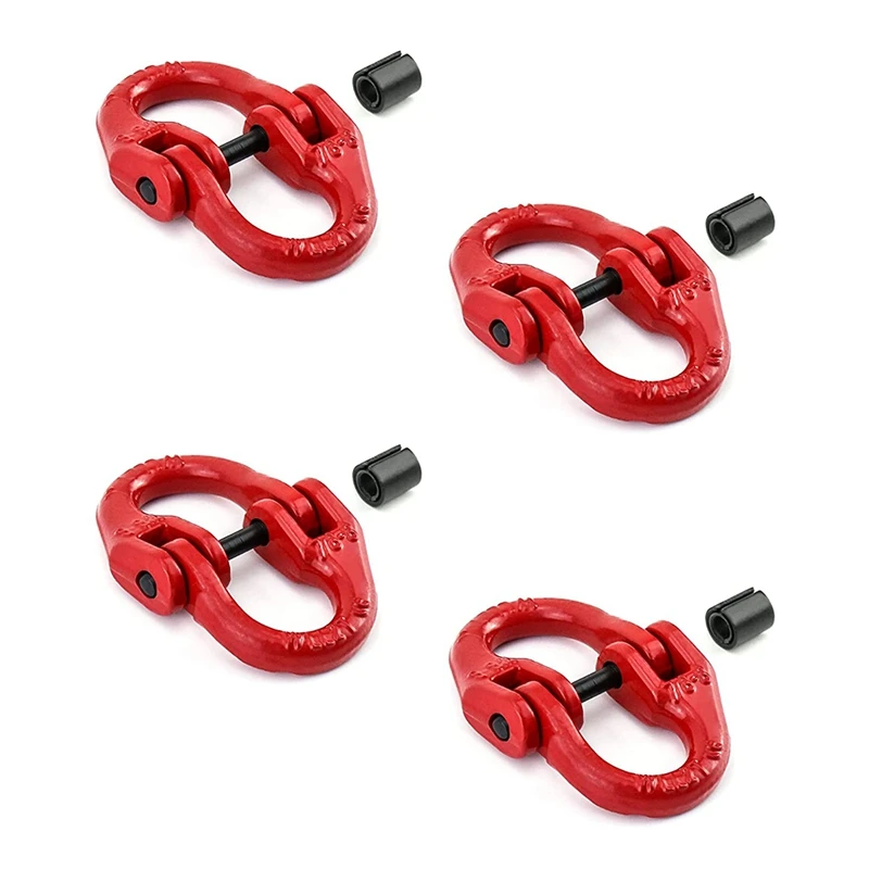 G80 Alloy Steel Hammerlock Coupling Link Connecting Link, 5/16Inch, 4 Pack, Red, 4400 Lbs Load Limit
G80 Alloy Steel Hammerlock Coupling Link Connecting Link, 5/16Inch, 4 Pack, Red, 4400 Lbs Load Limit