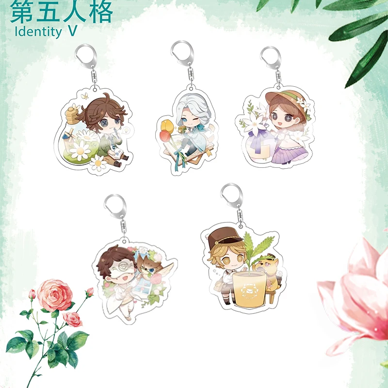 Game Anime Identity V Joseph Desaulniers Eli Clark Mary Flower Series Acrylic Keychain Bag Penant Cartoon Keyring Toy
Game Anime Identity V Joseph Desaulniers Eli Clark Mary Flower Series Acrylic Keychain Bag Penant Cartoon Keyring Toy