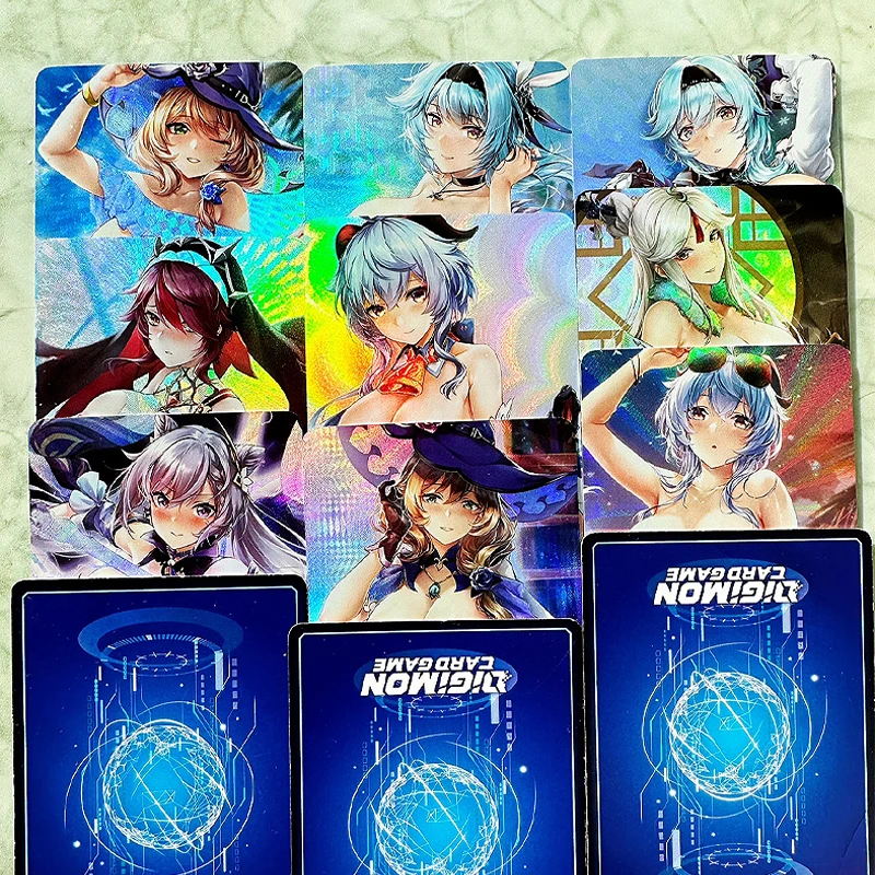 9 шт./компл. самостоятельное изготовление Genshin Impact Ganyu Keqing Acg рефракционная цветная флеш-карта игра Аниме коллекционные карты Подарочные игрушки
9 шт./компл. самостоятельное изготовление Genshin Impact Ganyu Keqing Acg рефракционная цветная флеш-карта игра Аниме коллекционные карты Подарочные игрушки