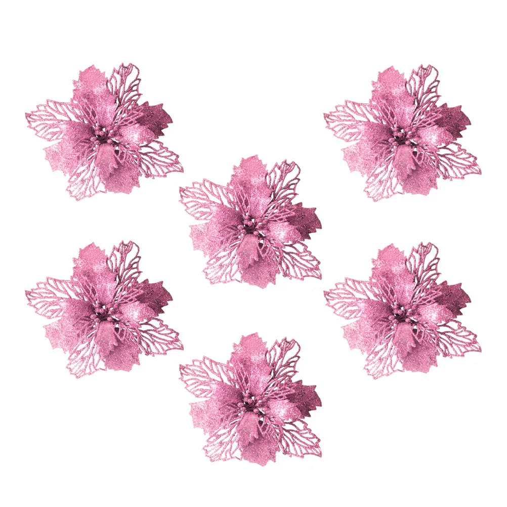 Flowers Christmas Poinsettiaflower Tree Glitter Fake Wreath Decorations Ornaments Artificial Decoration Garlands Realistic
Flowers Christmas Poinsettiaflower Tree Glitter Fake Wreath Decorations Ornaments Artificial Decoration Garlands Realistic