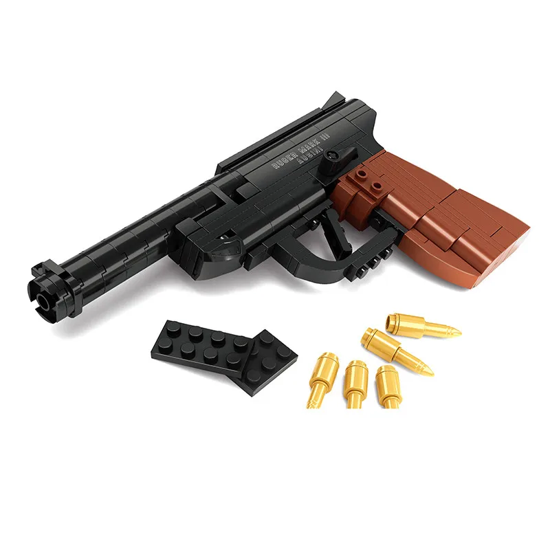 118PCS Blocks Ruger Mark 3 Handgun Pistol Set Builder Building Blocks Bricks Toys For Boys DIY Model Educational Ausini 22419
118PCS Blocks Ruger Mark 3 Handgun Pistol Set Builder Building Blocks Bricks Toys For Boys DIY Model Educational Ausini 22419