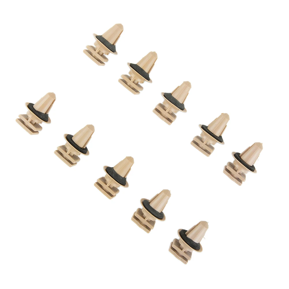 Clip Door Clips 10mm Hole Nylon Clip Parts Plastic Set 10pcs 51477117532 Trims On Sill & Door Entrance For BMW Durable
Clip Door Clips 10mm Hole Nylon Clip Parts Plastic Set 10pcs 51477117532 Trims On Sill & Door Entrance For BMW Durable