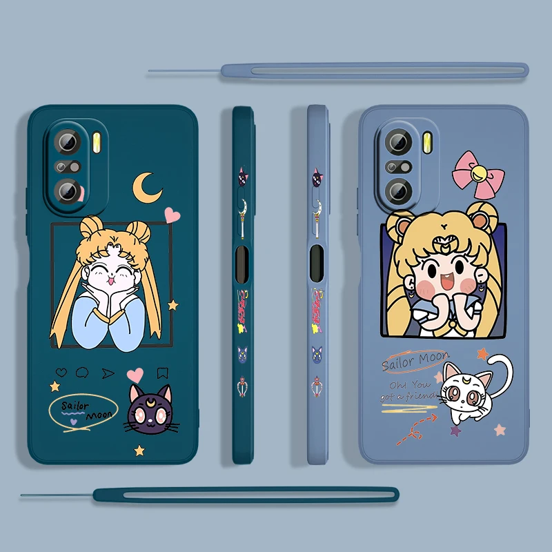 Cute Anime Sailor Moon For Xiaomi Redmi K50 Gaming 10X 9 9A 9T 9AT 8 8A 7 6A 5A 4X Pro 4G 5G Liquid Left Rope Phone Case Cover
Cute Anime Sailor Moon For Xiaomi Redmi K50 Gaming 10X 9 9A 9T 9AT 8 8A 7 6A 5A 4X Pro 4G 5G Liquid Left Rope Phone Case Cover
