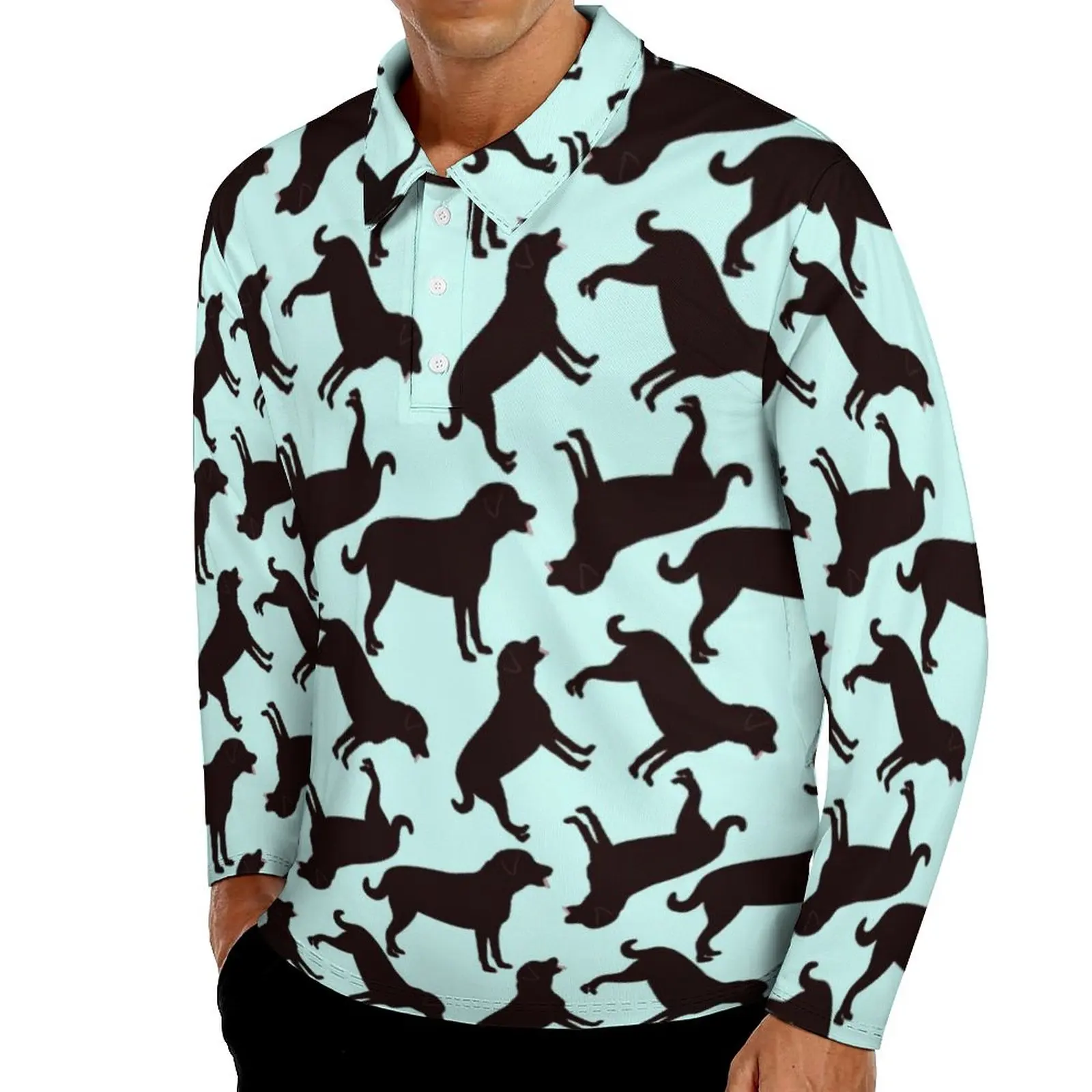 Рубашки поло с животным силуэтом, повседневные черные рубашки с длинным рукавом и отложным воротником, модные футболки больших размеров с г...
Рубашки поло с животным силуэтом, повседневные черные рубашки с длинным рукавом и отложным воротником, модные футболки больших размеров с г...