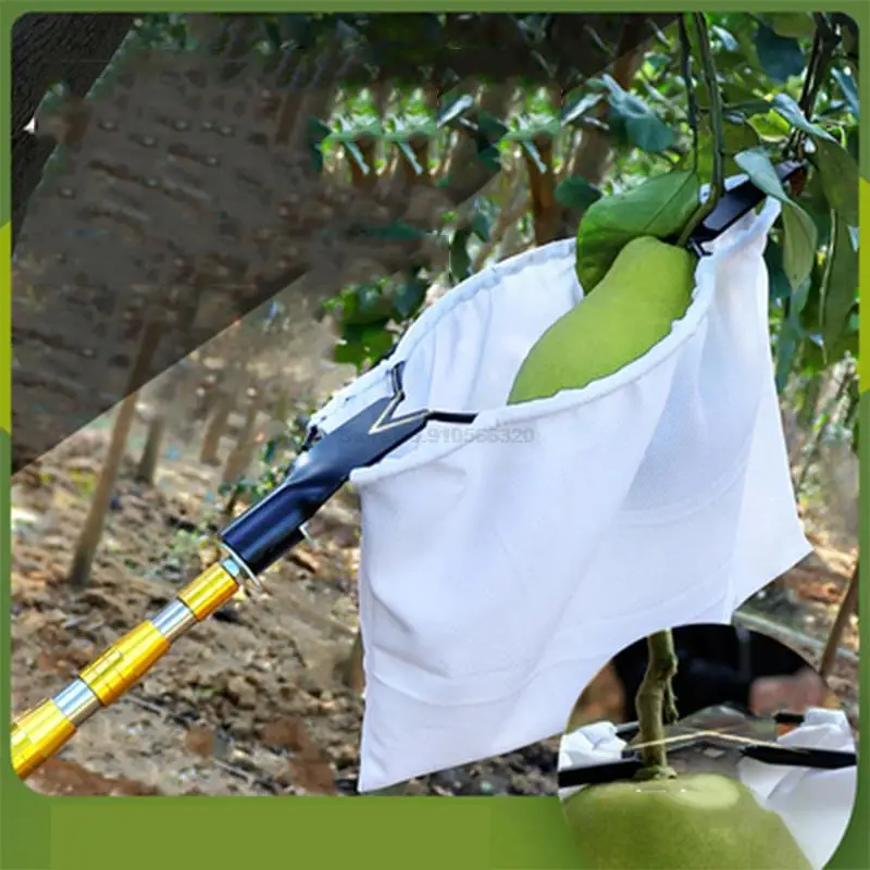 

Multifunctional Double-blade High-altitude Fruit Picker, Stainless Steel Telescopic Rod, Artifact Picking Persimmon Fruit Picker