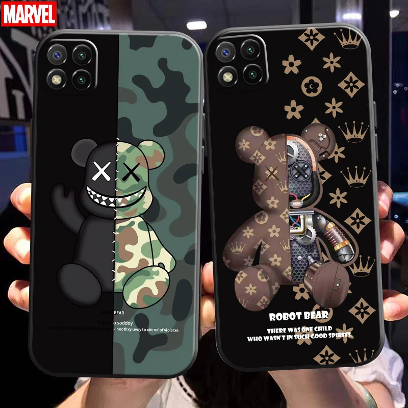 Luxury Fashion Bear Phone Case For Xiaomi Redmi 9C Back Coque Silicone Cover Funda Soft
Luxury Fashion Bear Phone Case For Xiaomi Redmi 9C Back Coque Silicone Cover Funda Soft
