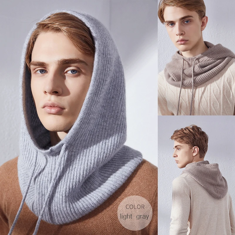 Unisex Knit Scarf Hood Balaclava Hat Winter Couple Women Cashmere Beanie Bonnet Lady Wool NeckFace Protect Skullies Men Hooded
Unisex Knit Scarf Hood Balaclava Hat Winter Couple Women Cashmere Beanie Bonnet Lady Wool NeckFace Protect Skullies Men Hooded