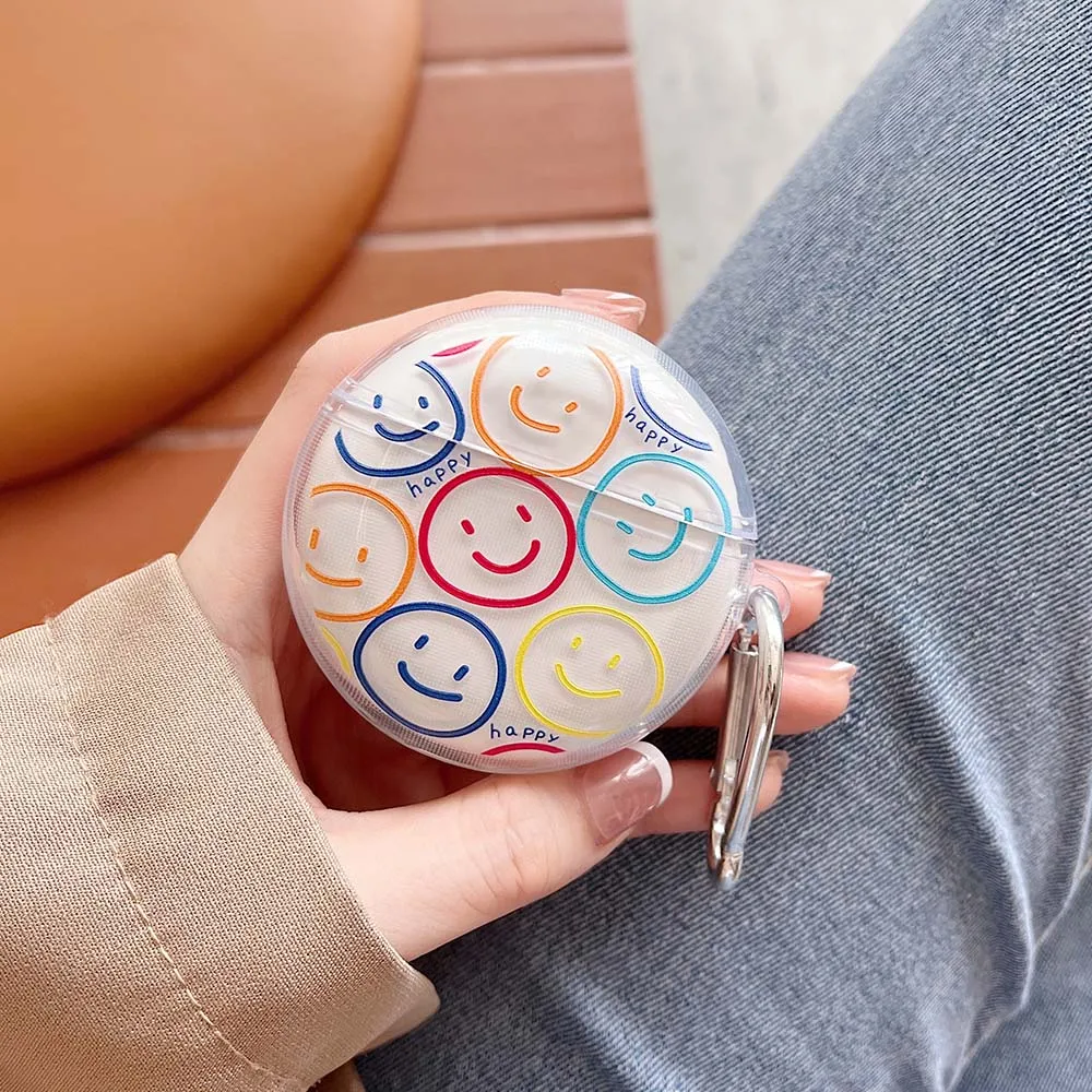 Simple Clear Smiley Face Cute Earphone Case For Huawei Freebuds 4/3 4i 5i 4e Soft Silicone Bluetooth Headset Charging Box Cover
Simple Clear Smiley Face Cute Earphone Case For Huawei Freebuds 4/3 4i 5i 4e Soft Silicone Bluetooth Headset Charging Box Cover