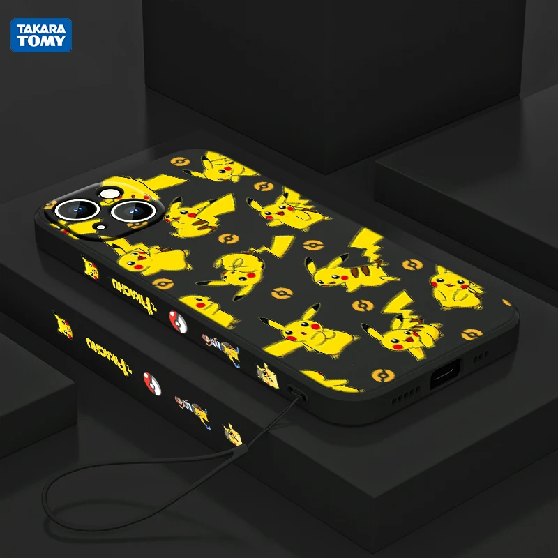 Anime Pikachu Cute For Apple iPhone 13 12 Mini 11 Pro XS MAX XR X 8 7 6S SE Plus Liquid Left Rope Silicone Phone Case Coque Capa
Anime Pikachu Cute For Apple iPhone 13 12 Mini 11 Pro XS MAX XR X 8 7 6S SE Plus Liquid Left Rope Silicone Phone Case Coque Capa