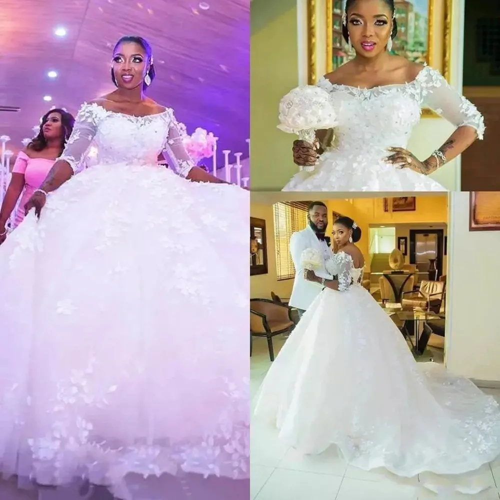 New African Ball Gown Wedding Dress 2022 Custom Made Off the Shoulder Elegant Lace Custom Made Wedding Gown
New African Ball Gown Wedding Dress 2022 Custom Made Off the Shoulder Elegant Lace Custom Made Wedding Gown