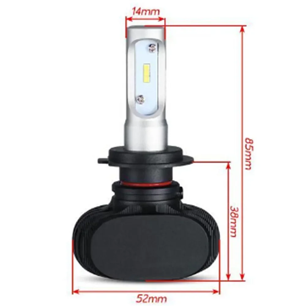 S1 H4 LED Headlight Bulbs, 9006 H11 880 881 5202 Car Headlight Bulbs, Hi-Lo Beam, 9-36V 80W Super Bright CSP Chips
S1 H4 LED Headlight Bulbs, 9006 H11 880 881 5202 Car Headlight Bulbs, Hi-Lo Beam, 9-36V 80W Super Bright CSP Chips