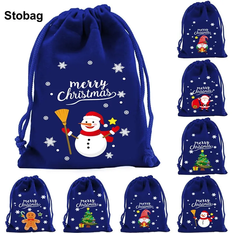 StoBag 50pcs Wholesale Merry Christmas Velvet Gift Drawstring Bags Small Candy Storage Packaging Kids Pocket Pouch Party Favors
StoBag 50pcs Wholesale Merry Christmas Velvet Gift Drawstring Bags Small Candy Storage Packaging Kids Pocket Pouch Party Favors