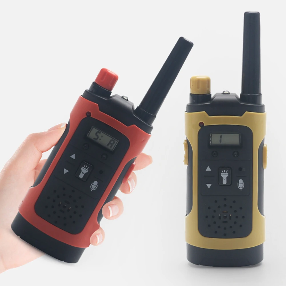 

2Pcs/Set Handheld Mini Walkie Talkie Electronic Gadgets Handheld Transceiver Long Distance Interactive Radio Interphone Toy