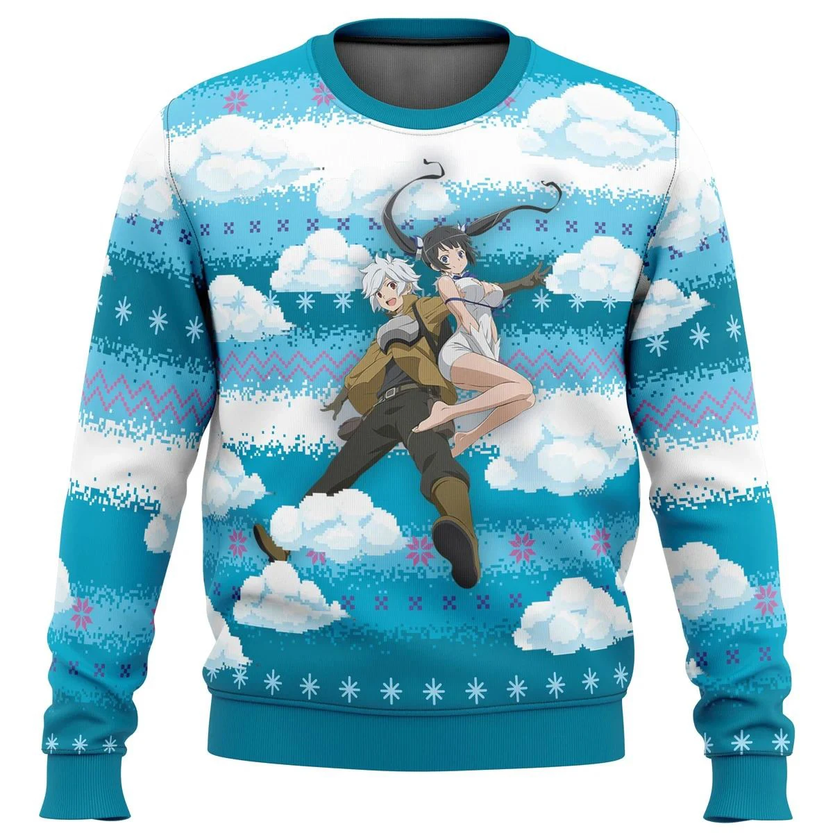 DanMachi Ugly Christmas Sweater Christmas Sweater gift Santa Claus pullover men 3D Sweatshirt and top autumn and winter clothi
DanMachi Ugly Christmas Sweater Christmas Sweater gift Santa Claus pullover men 3D Sweatshirt and top autumn and winter clothi