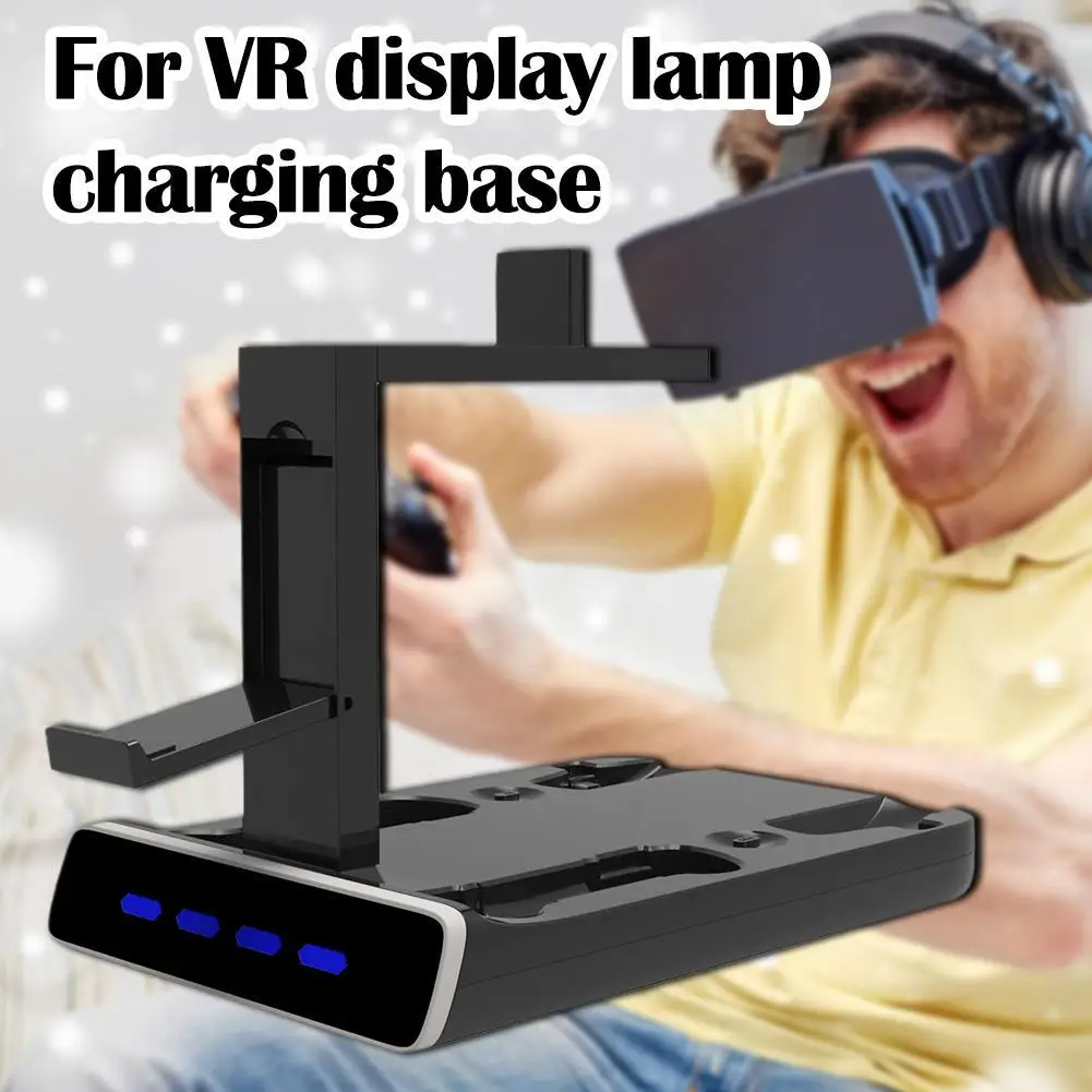 VR Dual Controller Charging Station Compatible PS VR2 Charging Storage Stand Headset Holder For PS VR2 With Display Light
VR Dual Controller Charging Station Compatible PS VR2 Charging Storage Stand Headset Holder For PS VR2 With Display Light