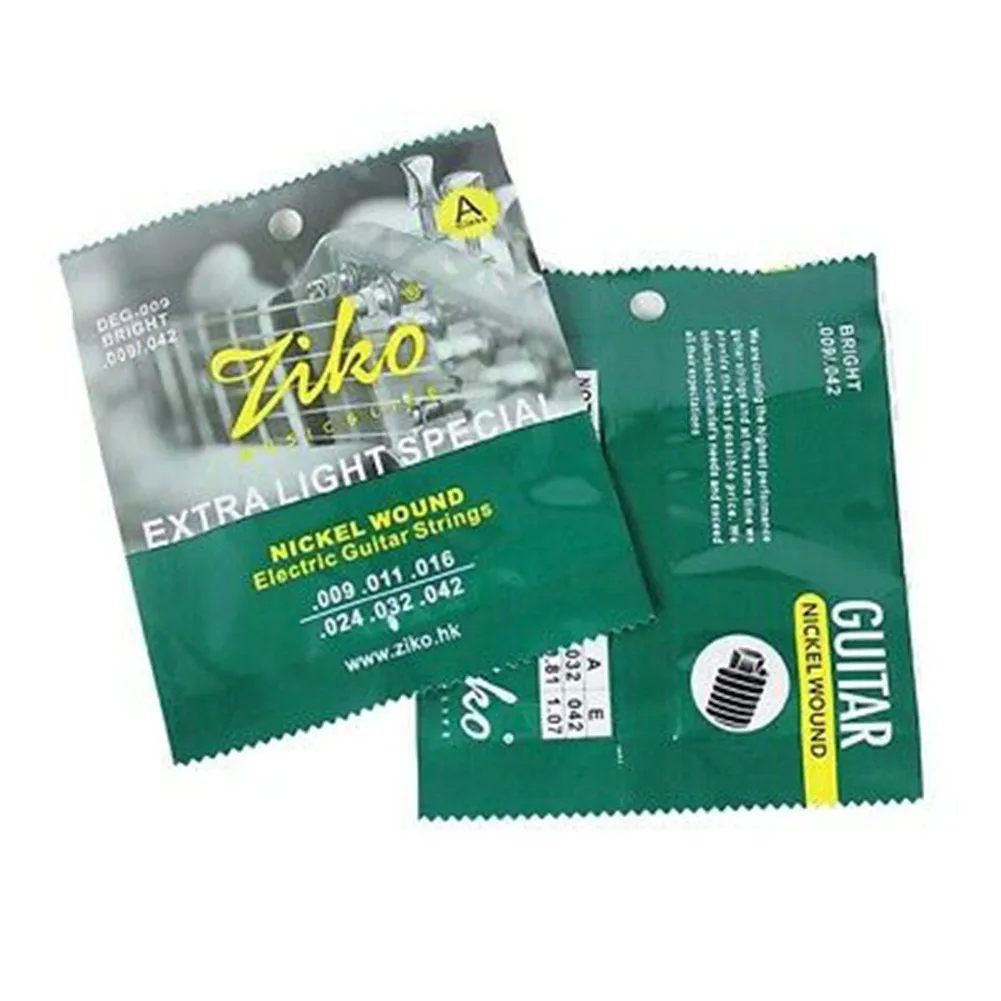 3 Packs Ziko Electric Guitar Strings Set Nickel Wound Extra Light Soft Electric Guitar Bass String DEG-009 Guitars Accessories
3 Packs Ziko Electric Guitar Strings Set Nickel Wound Extra Light Soft Electric Guitar Bass String DEG-009 Guitars Accessories