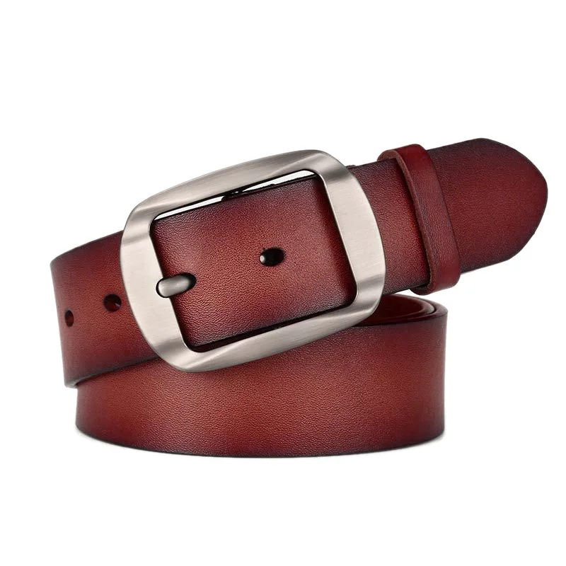 Man Genuine Leather Belt High Quality Cowboy Fashion Male Luxury Designer Belts Men Cowskin Jeans for Man 4 Color Strap HQ248
Man Genuine Leather Belt High Quality Cowboy Fashion Male Luxury Designer Belts Men Cowskin Jeans for Man 4 Color Strap HQ248