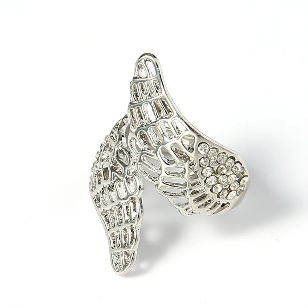 ZLALHAJA Metal Vintage Angel Wings Rings For Women Adjustable Opening Silver/Gold Color Zircon Ring Aesthetic Jewelry Gift
ZLALHAJA Metal Vintage Angel Wings Rings For Women Adjustable Opening Silver/Gold Color Zircon Ring Aesthetic Jewelry Gift