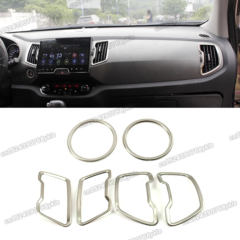 car dashboard air outlet vent frame trims for kia sportage 2011 2012 2013 2014 2015 2010 accessories chrome 3 r sl decoration
car dashboard air outlet vent frame trims for kia sportage 2011 2012 2013 2014 2015 2010 accessories chrome 3 r sl decoration