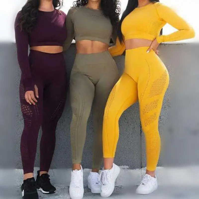 2pc Women Body Suit Seamless Legging Pants Gym Tracksuit Leggings Workout Set Push Up Bra Hollow Out Sportswear Fitness Clothes
2pc Women Body Suit Seamless Legging Pants Gym Tracksuit Leggings Workout Set Push Up Bra Hollow Out Sportswear Fitness Clothes