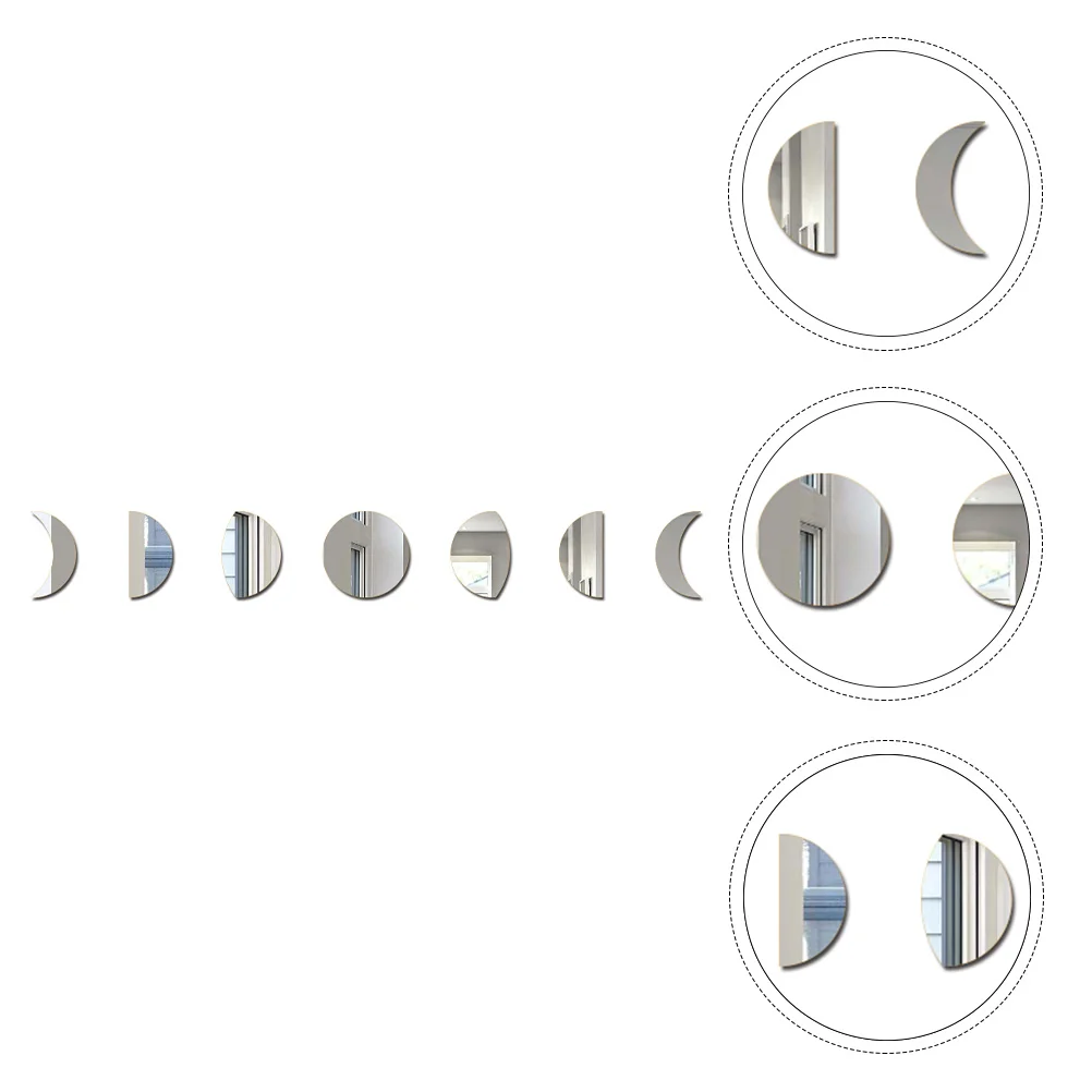 Mirror Moon Phase Wall Decoration Holder Stickers Nursery Bedroom Adhesive College Silver Window Mirrors Set Photo Hanging
Mirror Moon Phase Wall Decoration Holder Stickers Nursery Bedroom Adhesive College Silver Window Mirrors Set Photo Hanging