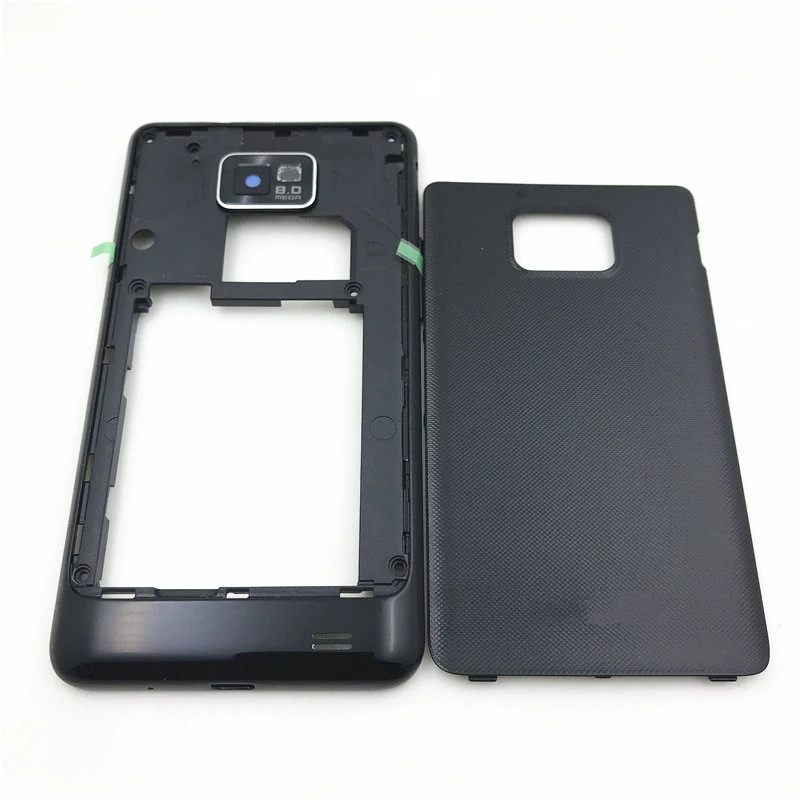 

Full Housing for Samsung Galaxy S2 II I9100 9100 Middle Frame +Back Panel Rear Battery Cover Door Replacement Parts