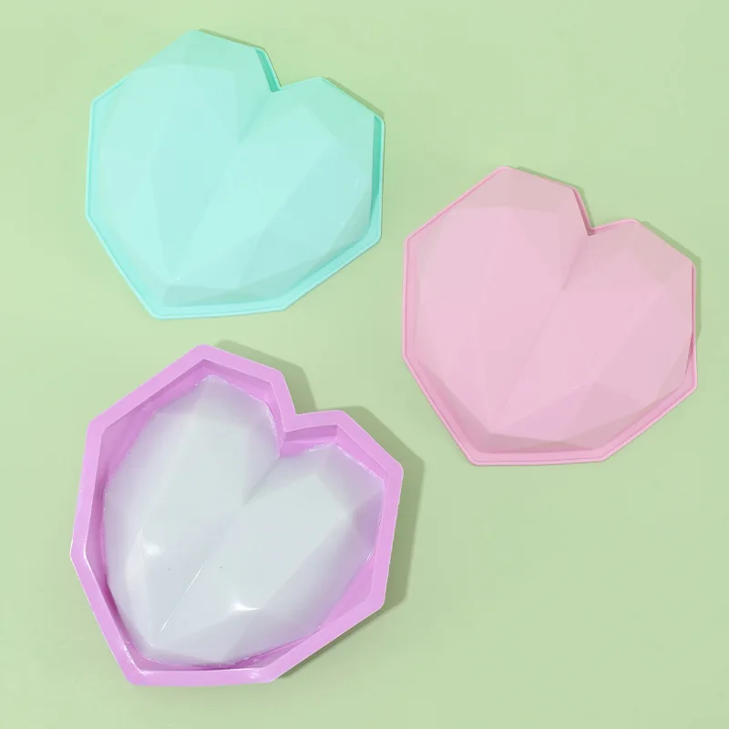 Diamond Heart Silicone Cake Mold, 3D Non-Sticky Mousse Dessert Baking Pan Trays for Baking Chocolate Valentine’s Day Cake Pastry
Diamond Heart Silicone Cake Mold, 3D Non-Sticky Mousse Dessert Baking Pan Trays for Baking Chocolate Valentine’s Day Cake Pastry