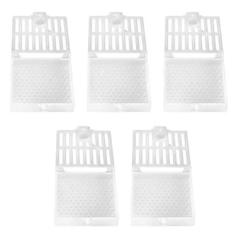 

Mating Box 5Pcs Queen Bee Catcher Cage Plastic Queen Rearing Transport Cage Tool Beekeeping Accessory bees