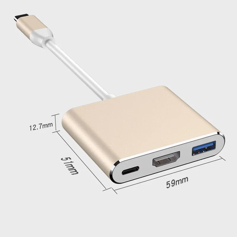 USB C Hub USB 3.0 Dock Station Type C To HDMI-Compatible 4k UHD Adapter for Laptop PD Charging USB Splitter Macbook Accessories
USB C Hub USB 3.0 Dock Station Type C To HDMI-Compatible 4k UHD Adapter for Laptop PD Charging USB Splitter Macbook Accessories