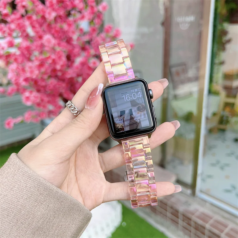 Ремешок резиновый для Apple Watch Band 49 мм 44 мм 40 45 мм 41 38 42, лазерный браслет, сменный Браслет для iWatch Series 5 6 SE 7 8
Ремешок резиновый для Apple Watch Band 49 мм 44 мм 40 45 мм 41 38 42, лазерный браслет, сменный Браслет для iWatch Series 5 6 SE 7 8