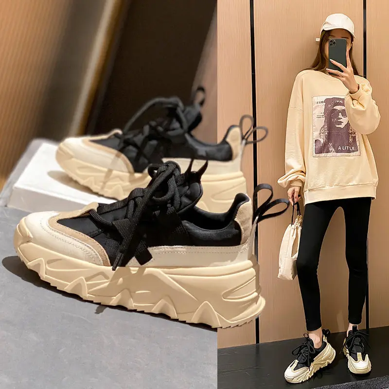 Height Increasing Insole Dad Shoes Women's 2022 New Platform Platform Shoes Casual Ins Fashion Super Pop Sneakers
Height Increasing Insole Dad Shoes Women's 2022 New Platform Platform Shoes Casual Ins Fashion Super Pop Sneakers