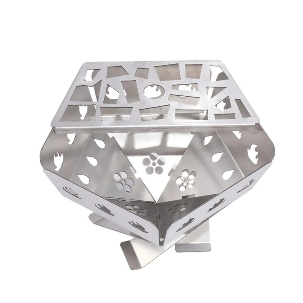 Durable Hot Sale Newest Fold Stove Barbecue Grill Silver Stainless Steel With Grill 280*280*180mm/350*350*200mm
Durable Hot Sale Newest Fold Stove Barbecue Grill Silver Stainless Steel With Grill 280*280*180mm/350*350*200mm